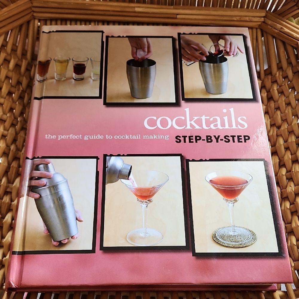 Coffee Table Bar Book Cocktails Step By Step Full Color